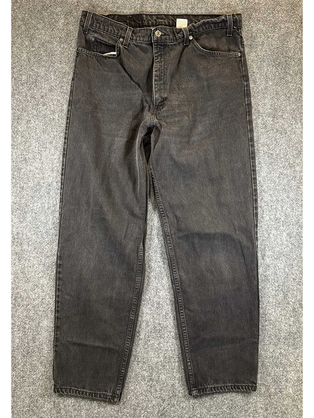 Vintage 1996 Levi's 550 Orange Tab Black Jeans Made in USA